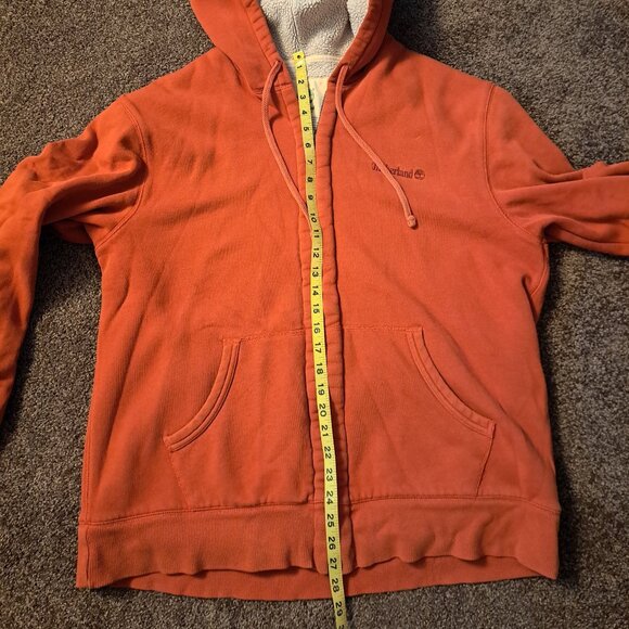 Vintage Timberland Full Zip Hoodie Sweatshirt/Jacket Sherpa Lined - Picture 8 of 11